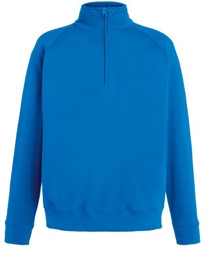 Fruit Of The Loom Fruit Of The Loom Lightweight Zip Neck Sweat, Light Sweat, Sweat, Light Sweat,
