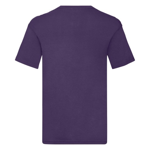Fruit of the Loom, Original V-neck T, Men's V-neck T-shirt, Purple, M