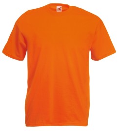 Fruit of the Loom, Valueweight, Men's Cotton Short Sleeve T-shirt, Orange, XL