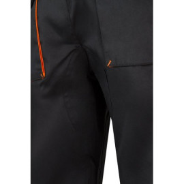 VL HYPNOS. Two-tone multi-pocket twill trousers (200g/m²), in cotton (35%) and polyester (65%)