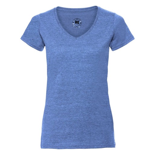 RUSSELL Women's t-shirt on V neckline HD