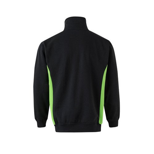 VL SVAROG. Two-tone terry sweatshirt (260g/m²), in polyester (65%) and cotton (35%)