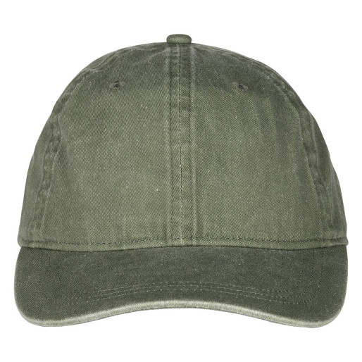 ARLO, cap, 6 panels, metal buckle closure, olive