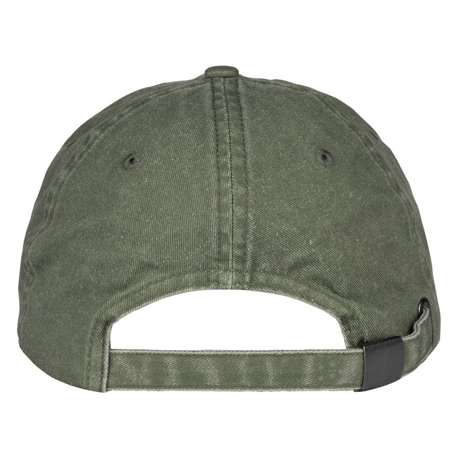 ARLO, cap, 6 panels, metal buckle closure, olive
