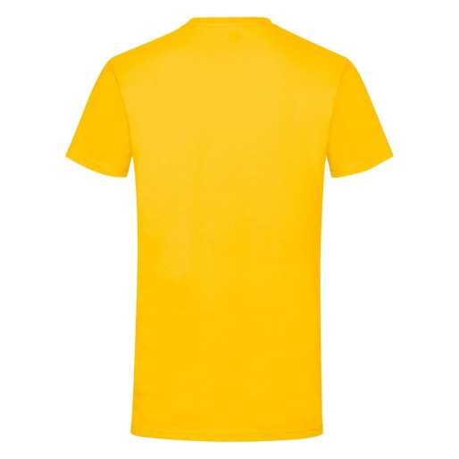 Fruit of the Loom, Sofspun, men's T-shirt, sunflower yellow, 2XL