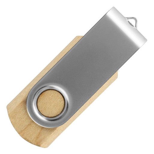 SMART WOOD, usb flash memory, silver, 64GB
