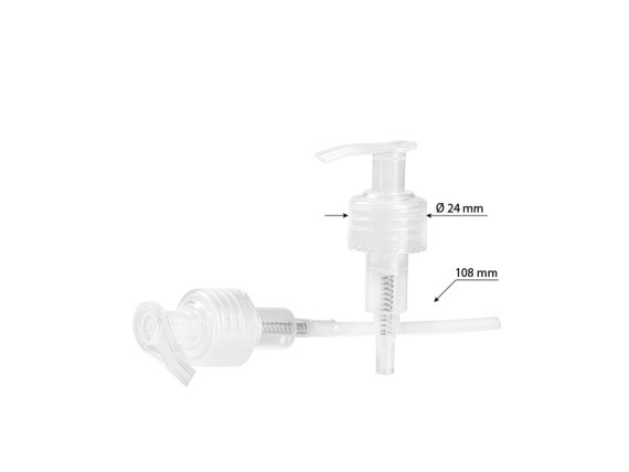 LOTION 24-410-108, gel-lotion pump, transparent