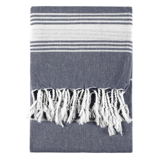 TASOS, cotton beach towell, 180 gr/m2, blue
