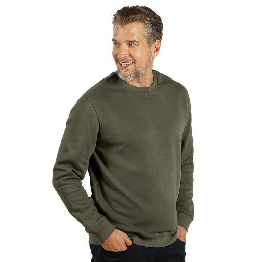 SPRING, unisex sweatshirt, round neck, olive