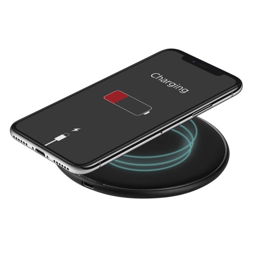 PAD, wireless charger for smart phones, black