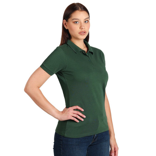 GO GREEN LADY, women's polo shirt, 180 g/m2, forest green