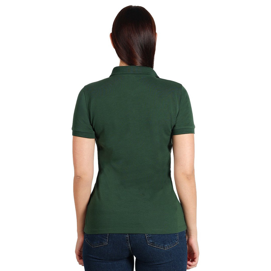 GO GREEN LADY, women's polo shirt, 180 g/m2, forest green