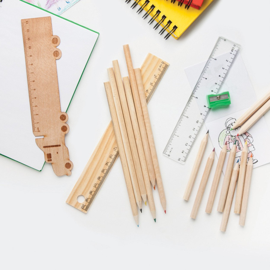 Looney drveni lenjir