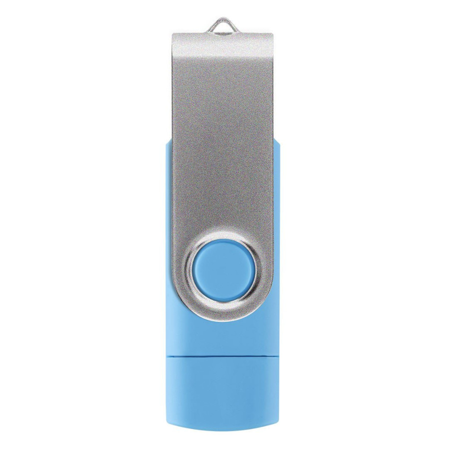 SMART C SILVER, usb flash memory, sky blue, 8GB