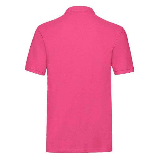 Fruit of the Loom, Premium Polo, premium polo shirt for men, fuchsia, L