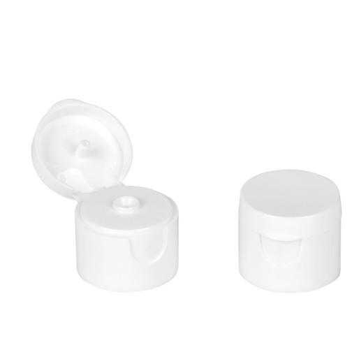 FLIP CAP 20-410, plastic cap, transparent