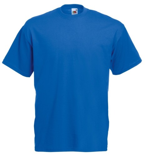 Fruit of the Loom, Valueweight, men's cotton T-shirt, royal blue, S