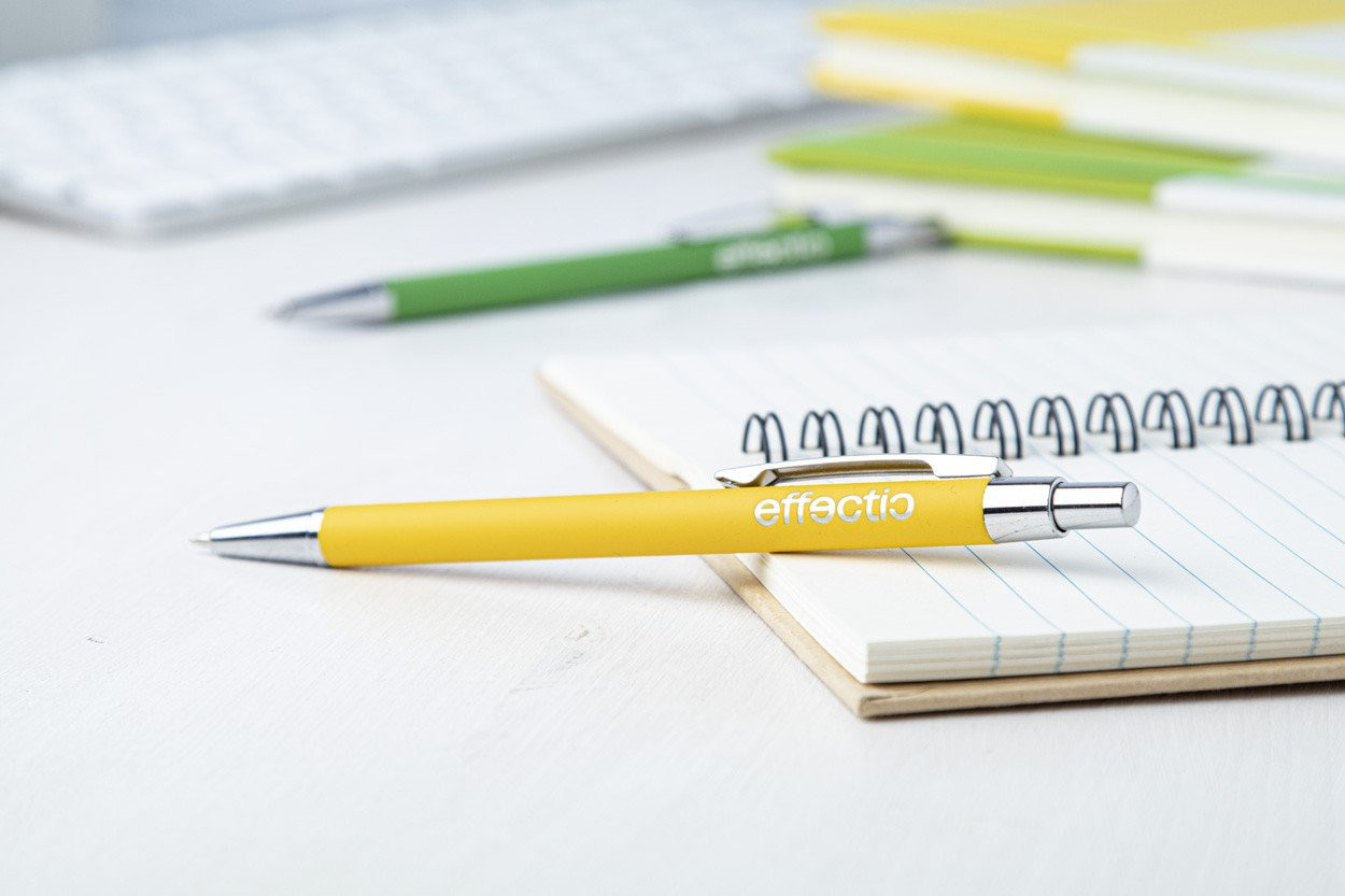 Chromy ballpoint pen