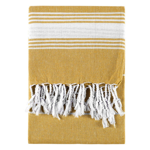TASOS, cotton beach towell, 180 gr/m2, yellow