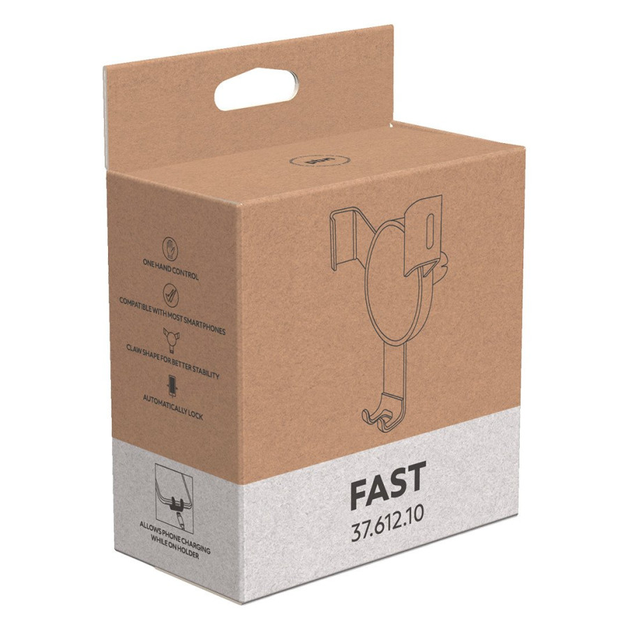 FAST, držač mobilnih uređaja za automobil, crni