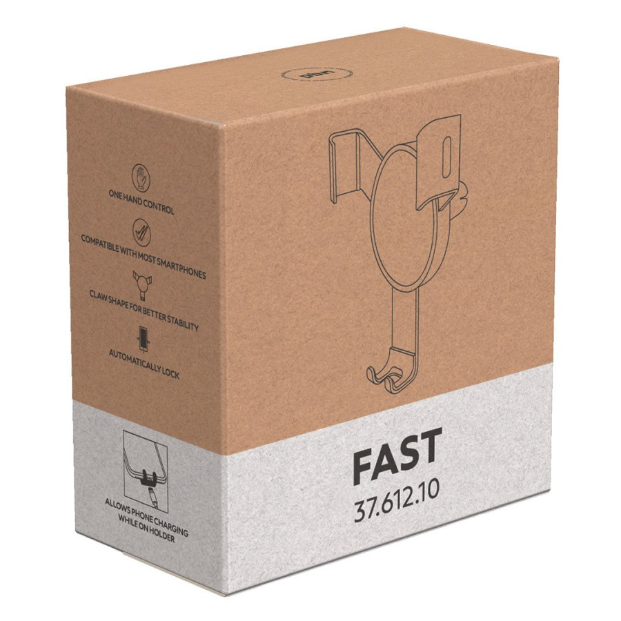 FAST, držač mobilnih uređaja za automobil, crni