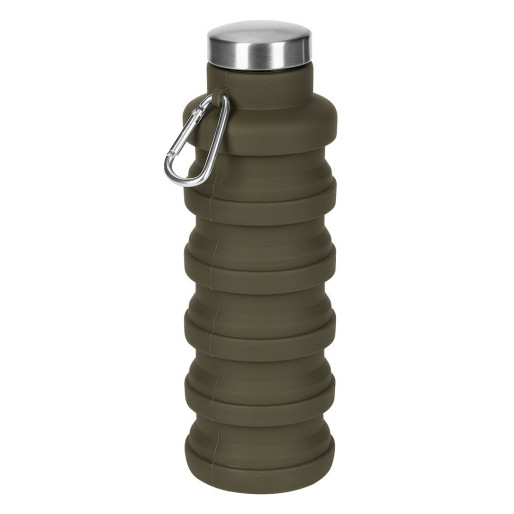 MONTANA, foldable water bottle, 500 ml, olive