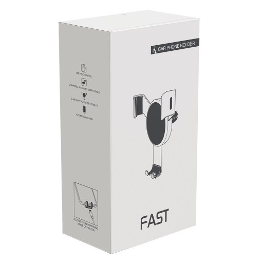 FAST, gravity car phone holder, dark gray