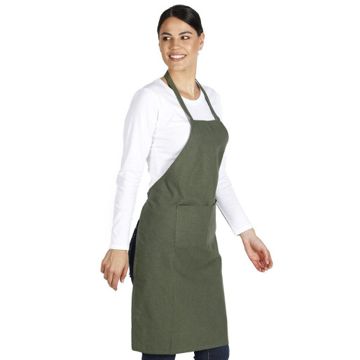 VEGAN, apron, 180 g/m2, olive