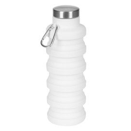 MONTANA, foldable water bottle, 500 ml, white