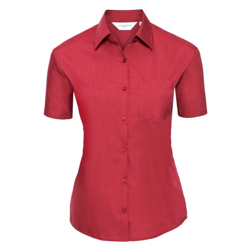 Women's SS Po-Cot Easy Care Poplin Shirt