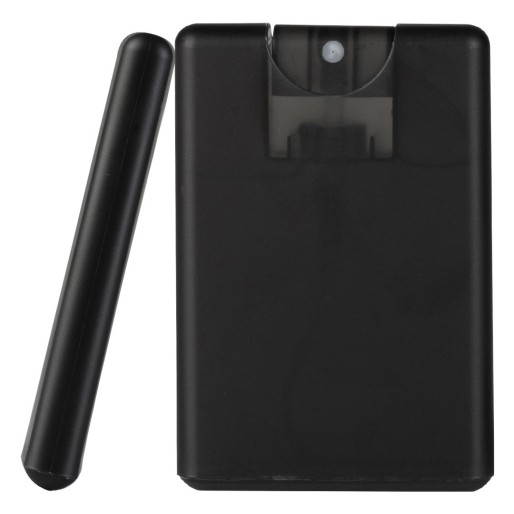 SPRAY CARD 20, antibacterial liquid for hand disinfection, 20 ml, 50/1, black