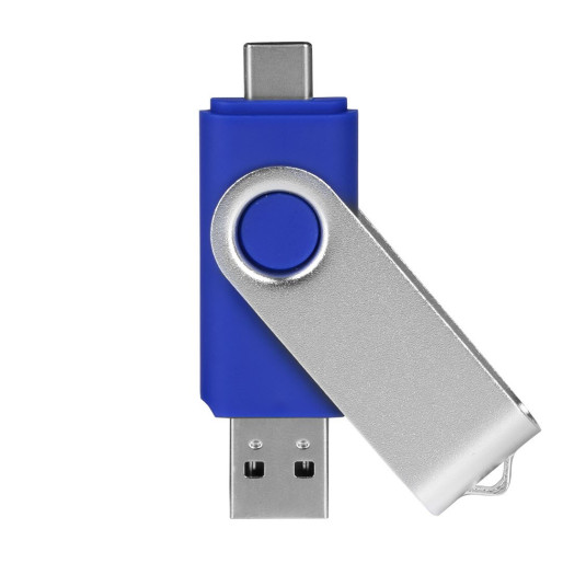 SMART C SILVER, usb flash memory, royal blue, 16GB