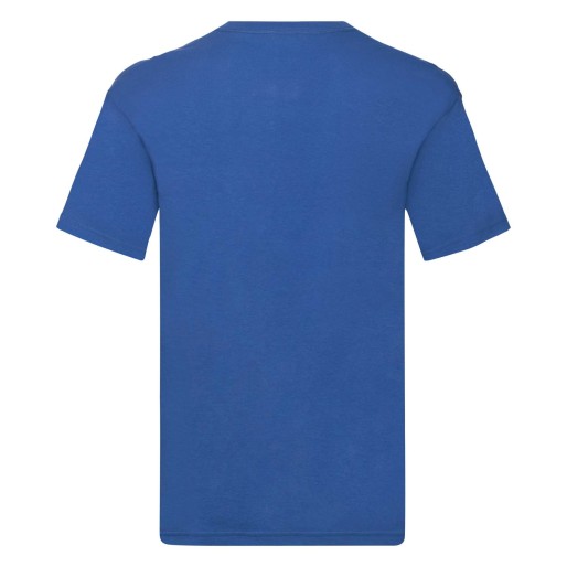 Fruit of the Loom, Original V-neck T, Men's V-neck T-shirt, royal blue, L