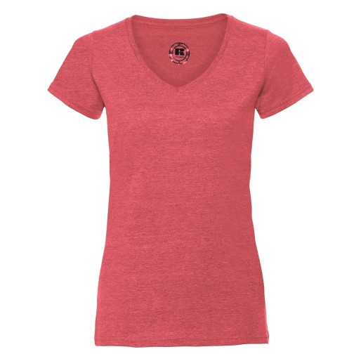 RUSSELL Women's t-shirt on V neckline HD