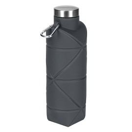 ADLER, foldable water bottle, 700 ml, dark gray
