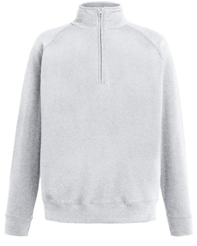 Fruit Of The Loom Fruit Of The Loom Lightweight Zip Neck Sweat, Light Sweat, Sweat, Light Sweat,
