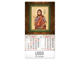 SLAVSKA IKONA SVETI JOVAN KRSTITELJ,Zidni kalendar,1/12 listova