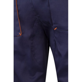 VL HYPNOS. Two-tone multi-pocket twill trousers (200g/m²), in cotton (35%) and polyester (65%)