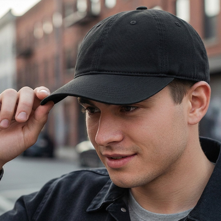 FAZE, cap, 6 panels, metal buckle closure, light brown