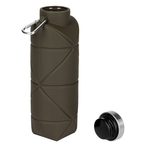 ADLER, foldable water bottle, 700 ml, olive