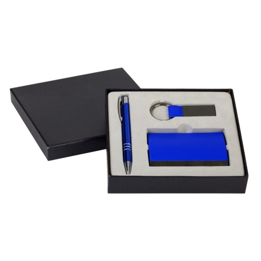MORRIS, business gift set, blue