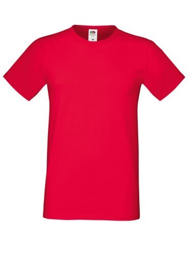 Fruit of the Loom, Sofspun, men's T-shirt, red, 3XL