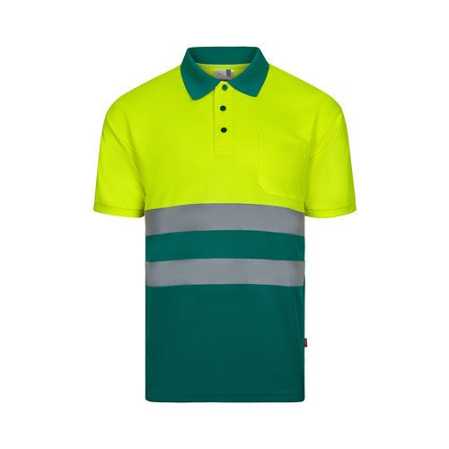 VL FORTUNA. Bird-eye polo majica (140g/m²) sa kratkim rukavima, od poliestera (100%)