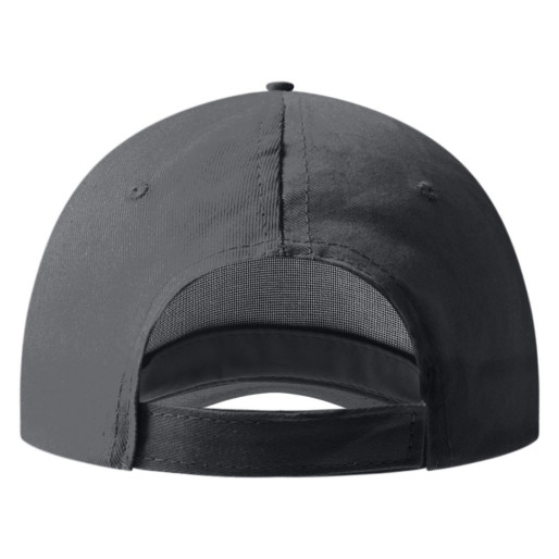 DEBBI, cap with 5 panels, velcro back closure, dark gray