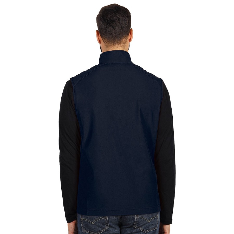SKIPPER VEST, softshell bodywarmer, blue