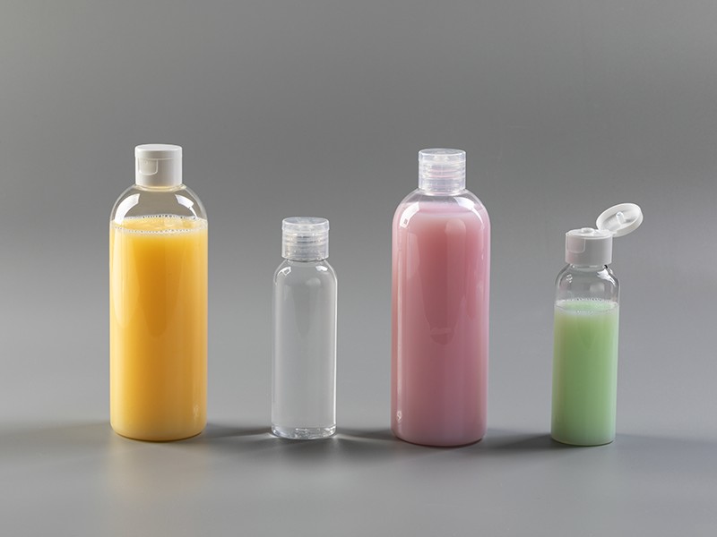 FLIP CAP 24-410, plastic cap, transparent