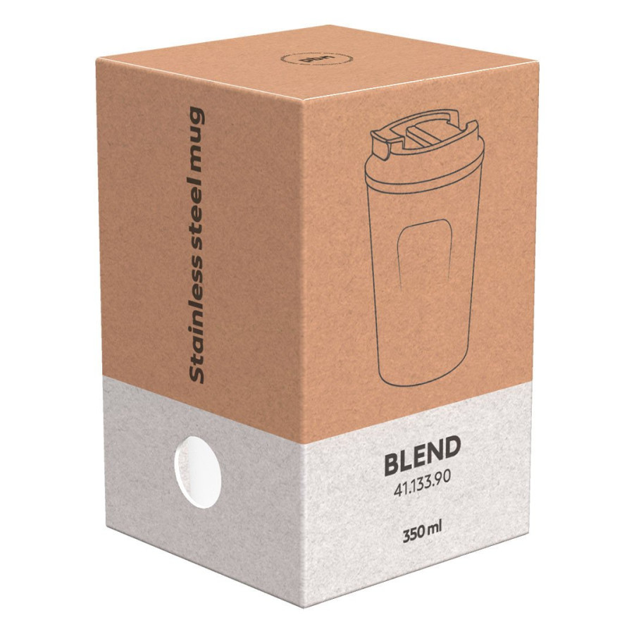 BLEND, vacuum insulated mug, 350 ml, white