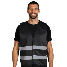 GLOW COLOR, workwear vest, black