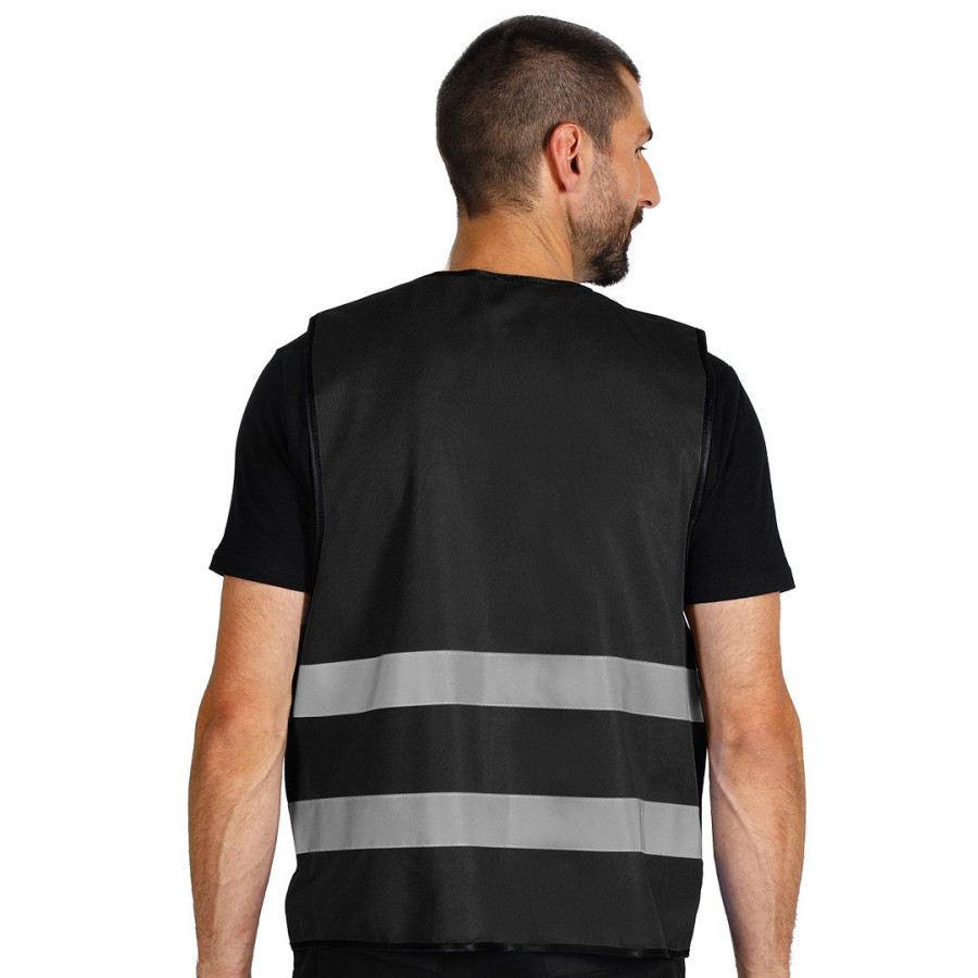 GLOW COLOR, workwear vest, black