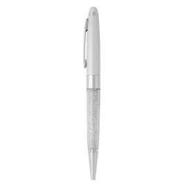 BARONESA, metal "touch" ball pen, white